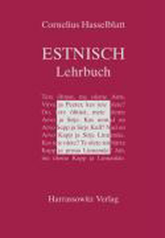 Lehrbuch des Estnischen - cover