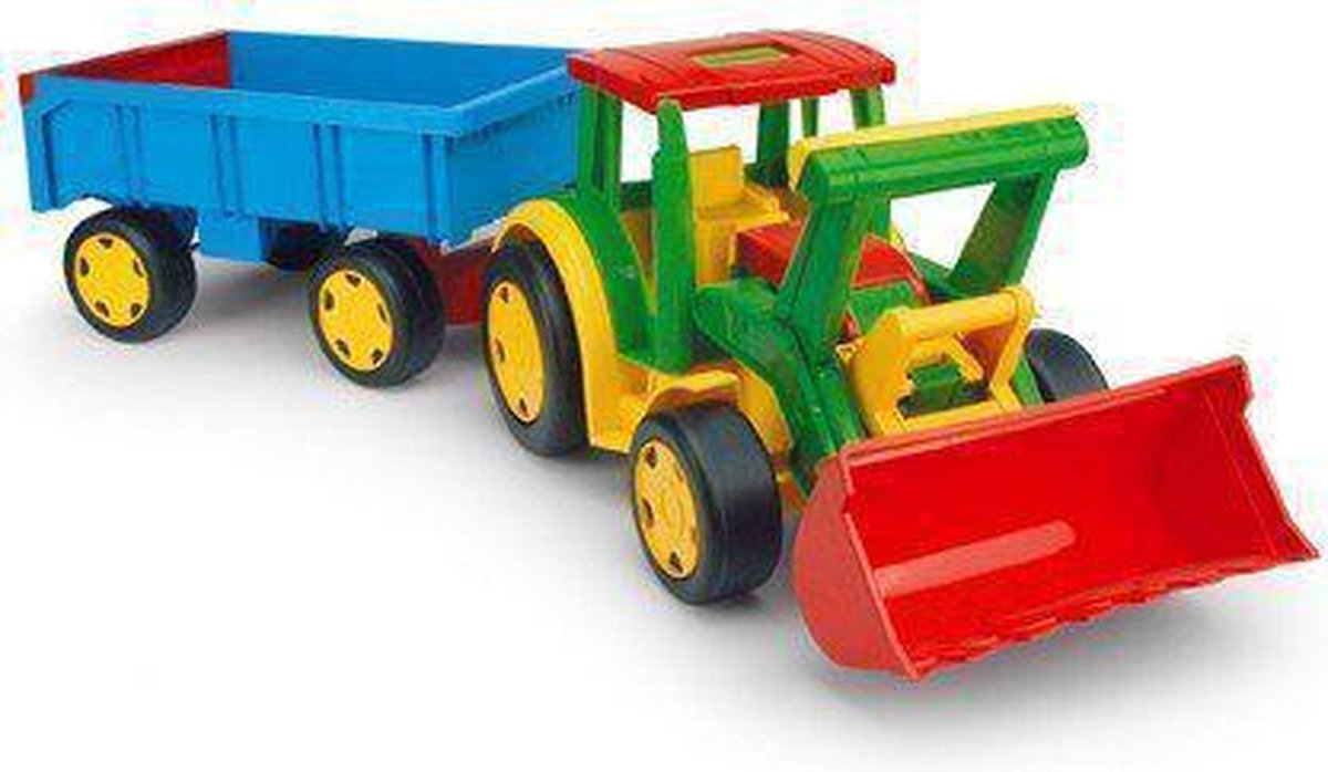 Wader Giant Tractor with Trailor and Shovel