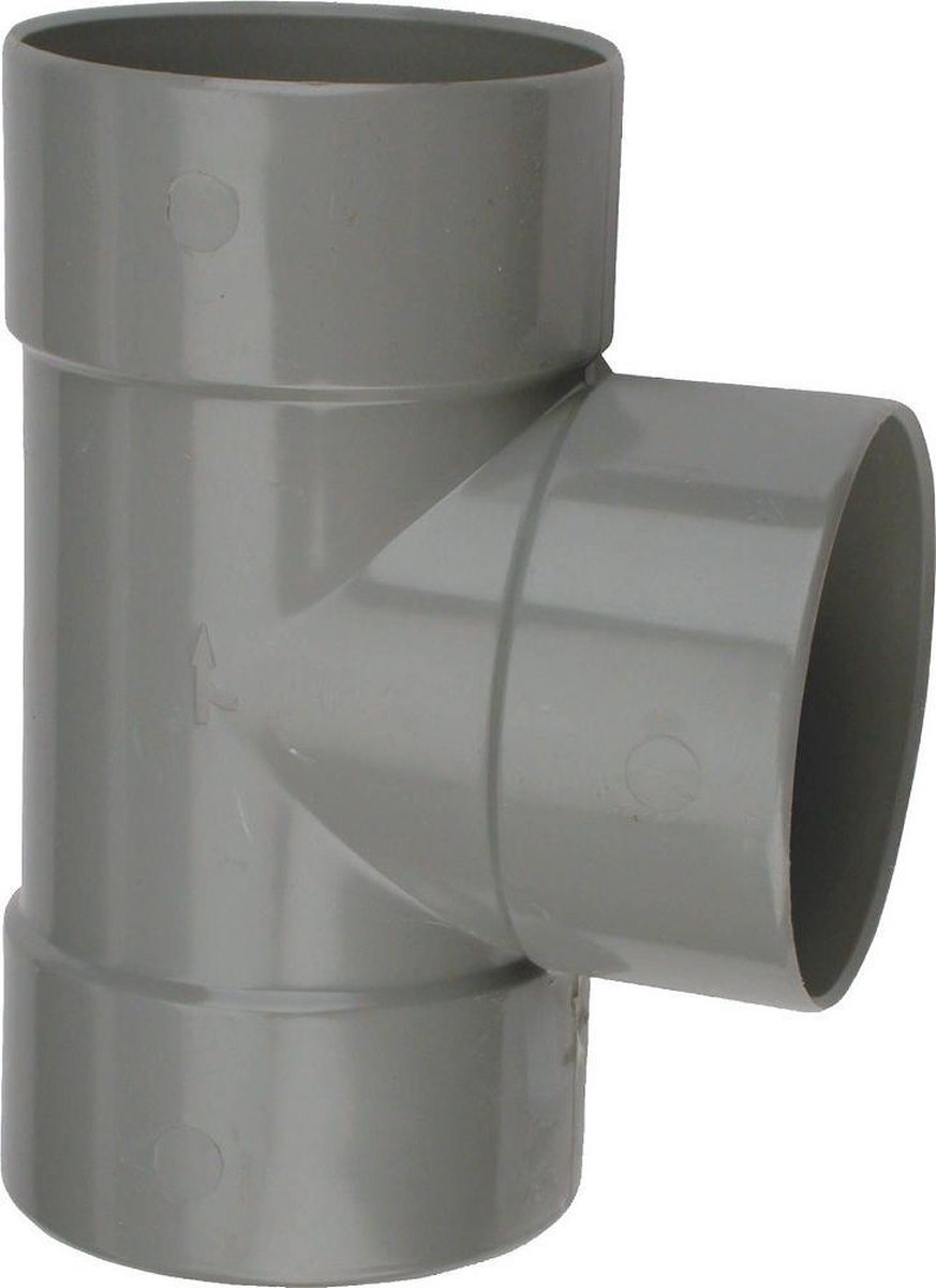 Wavin PVC lijm T stuk 45° 32 mm 3xmof