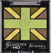 Rimmel - Glam Eyes HD Quad Eyeshadow - 004 Green Park