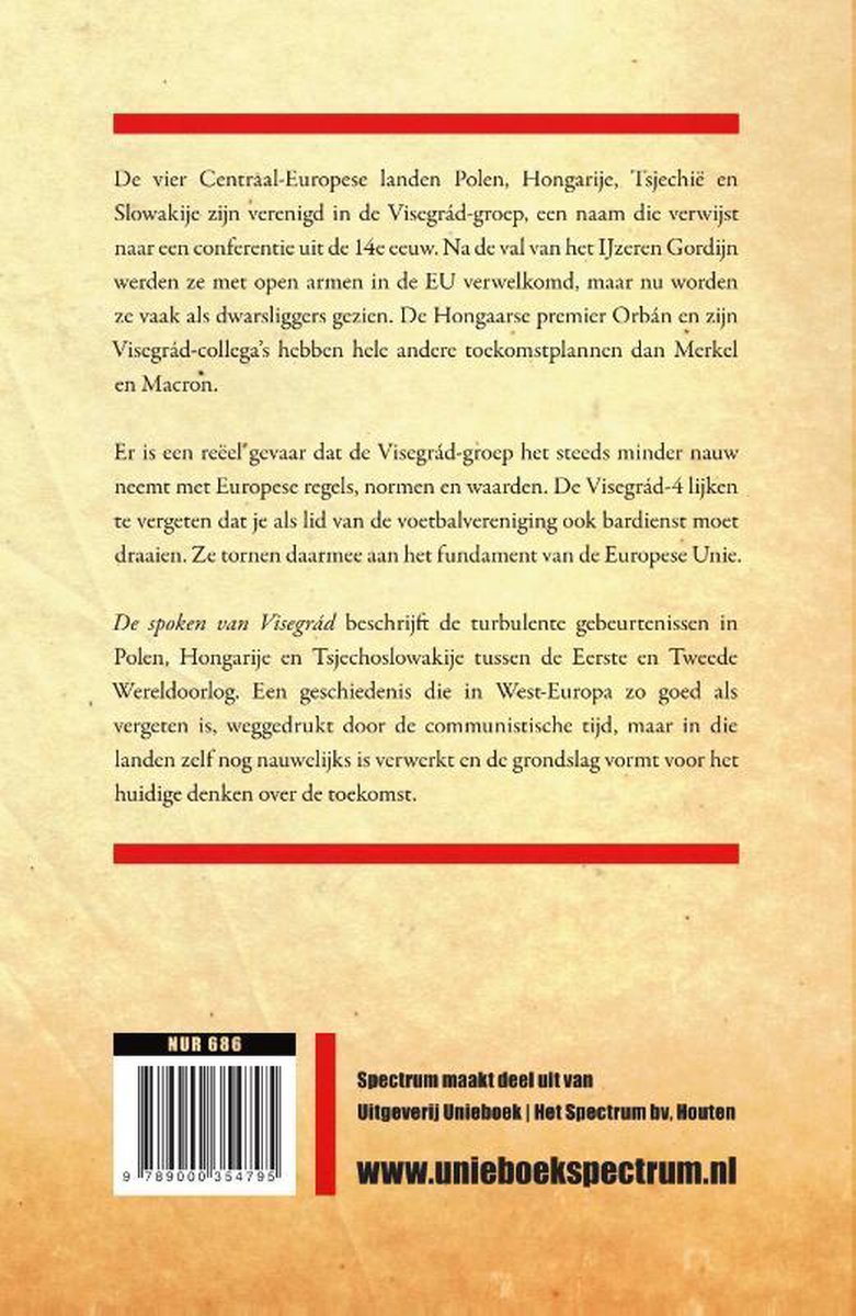 De spoken van Visegrád - back cover