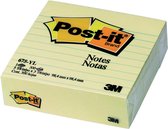 Post-it® Notes, Canary Yellow™, Gelijnd, 1 blokje, 100 x 100 mm