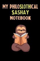 My Philoslothical Sashay Notebook