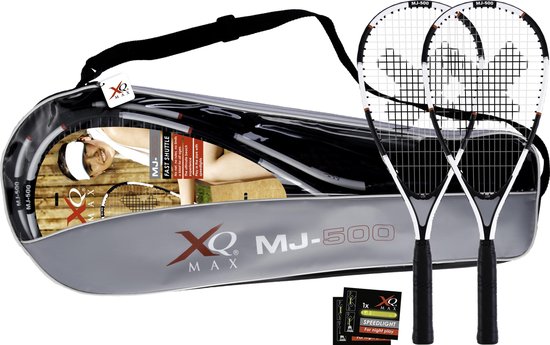XQ Max Badmintonset-Wit/zwart/rood