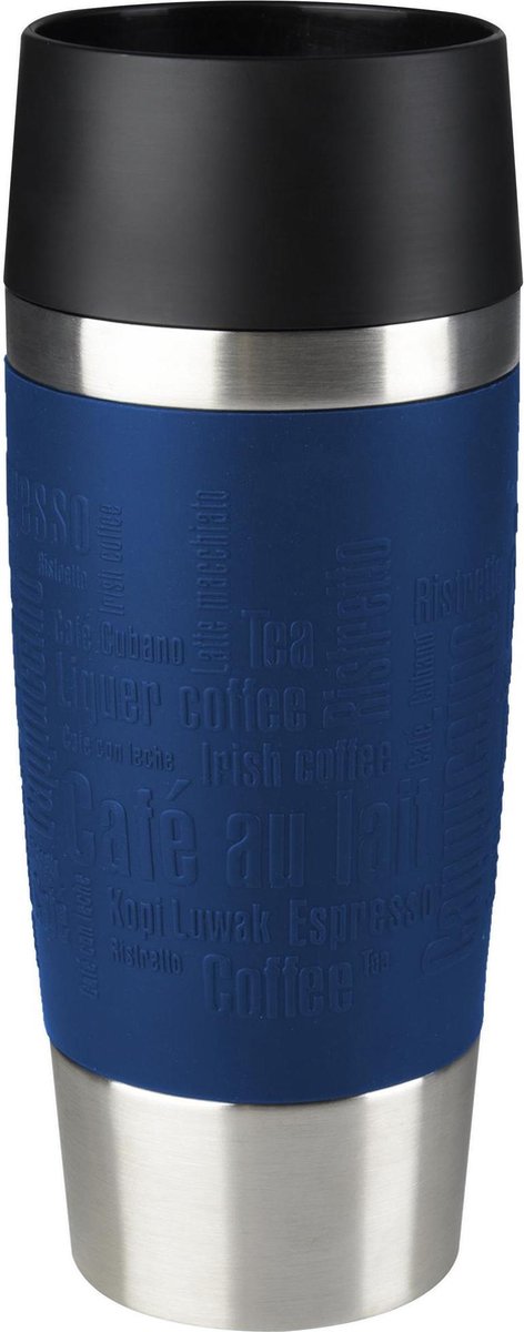 Tefal Travel Mug Thermobeker - 360 ml - RVS/Donkerblauw