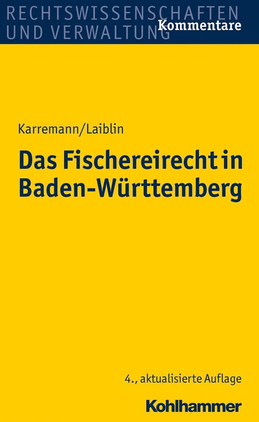 Das Fischereirecht in Baden-Württemberg - cover