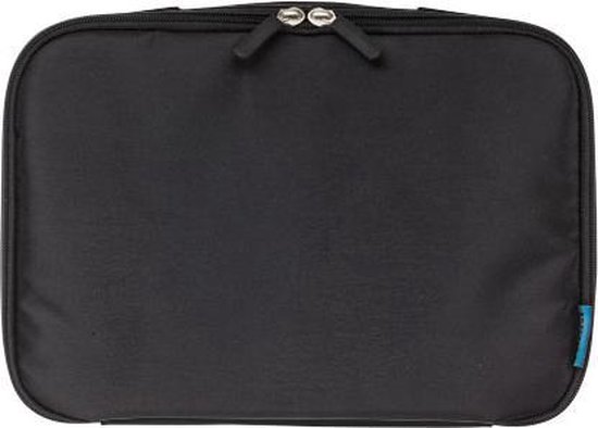ENHANCE Miniature figure bag - compact storage and carrying bag for DND miniatures with shoulder strap, 3 foam trays (2 pre-cut and 1 pick & pluck tray) - fits standard figures from