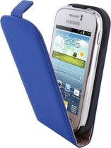 Mobiparts Premium Flip Case Samsung Galaxy Young Blue