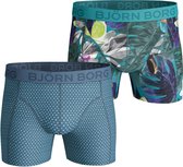 Bjorn Borg Bj�rn Borg - 2-pack Boxershorts Blauw Print-XL