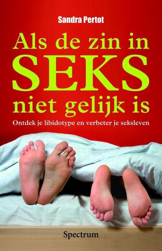Cover van het boek 'Als de zin in seks niet gelijk is' van S. Pertot en  Pertot