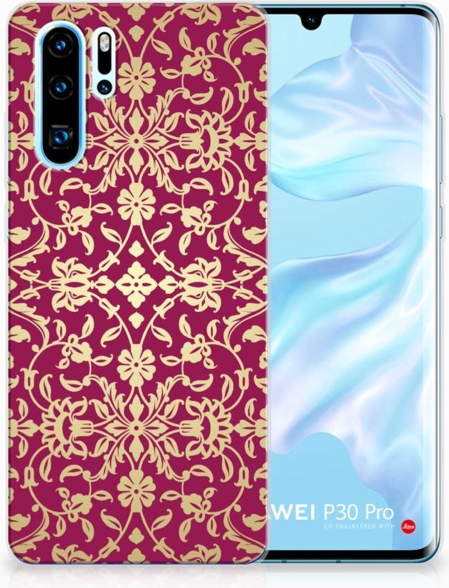 Siliconen Hoesje Huawei P30 Pro Barok Pink
