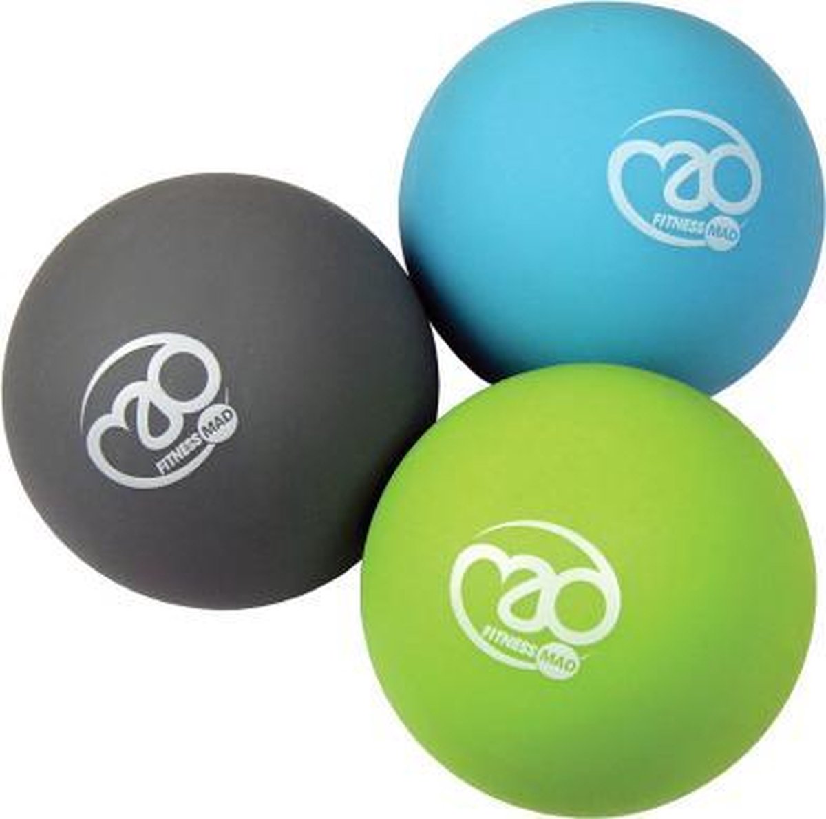 MADFitness Trigger Point Massage Ball set - 3 hardheden - Bol