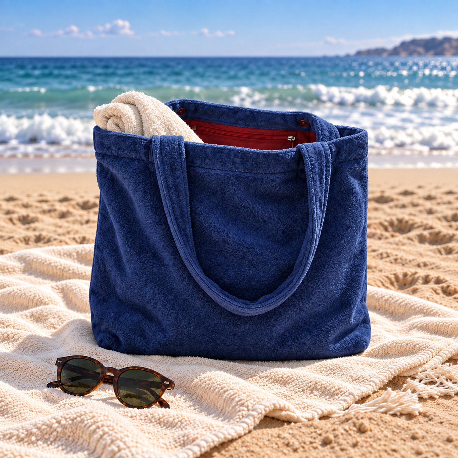 Funnies Luiertas - Velours - Navy - Mom Bag thumbnail 5
