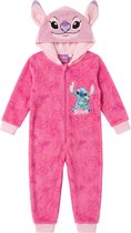 Lilo & Stitch Onesie - Maat 122/128 - Coral fleece - Pyjama - Roze