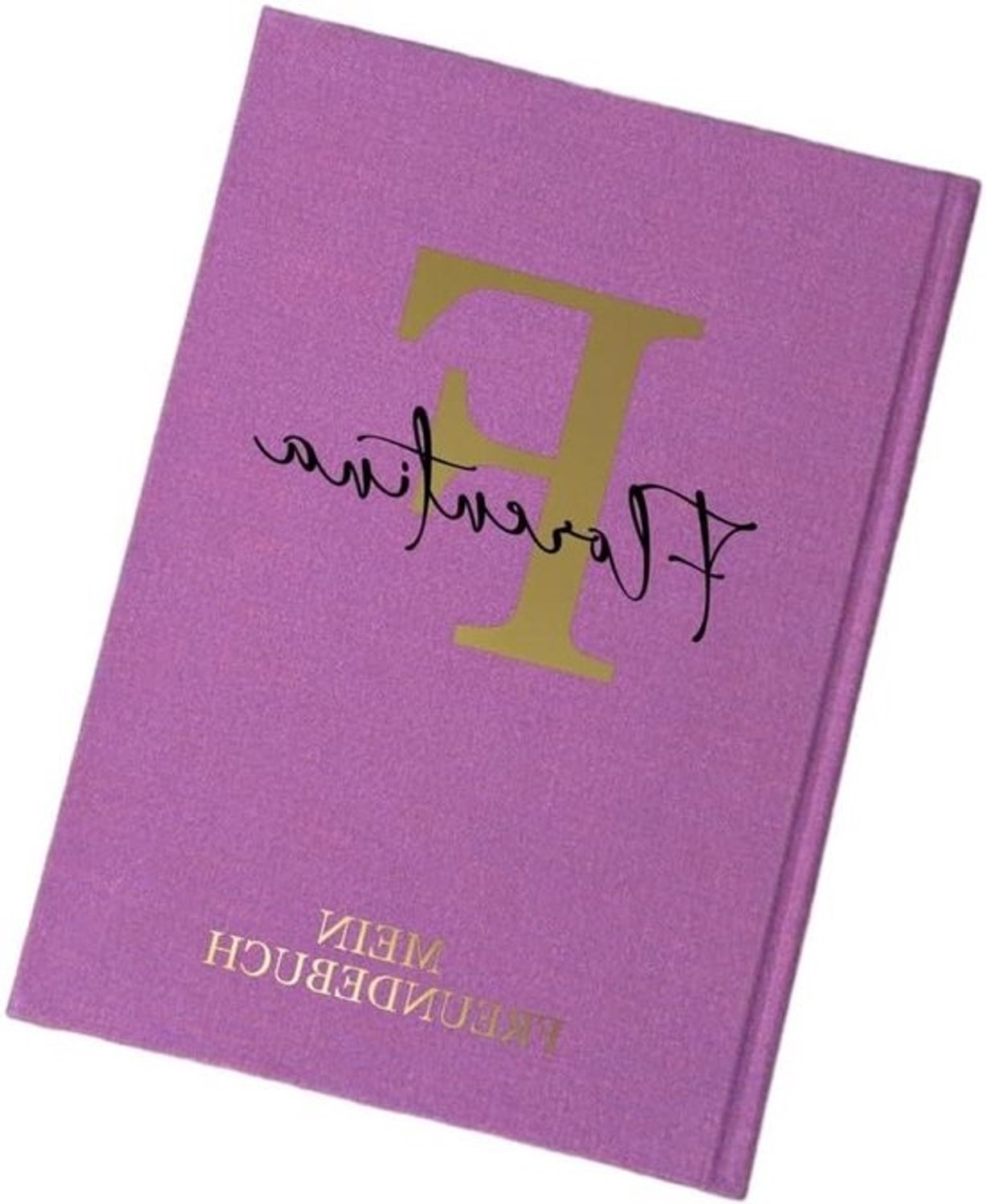 Vriendschapsboek Eenhoorn - Poëziealbum voor meisjes - Herinneringen vastleggen - Gepersonaliseerd met naam - DINA5 - Roze