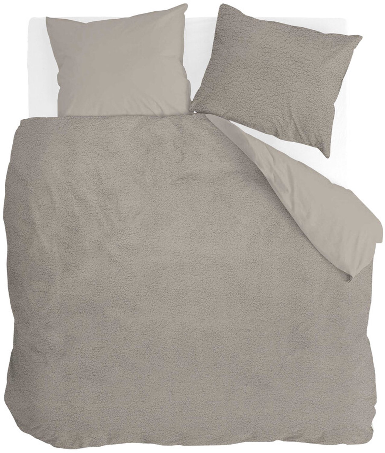 Byrklund Dekbedovertrek Favorite Fuzzle - 200x220 - 100% Polyester - Taupe