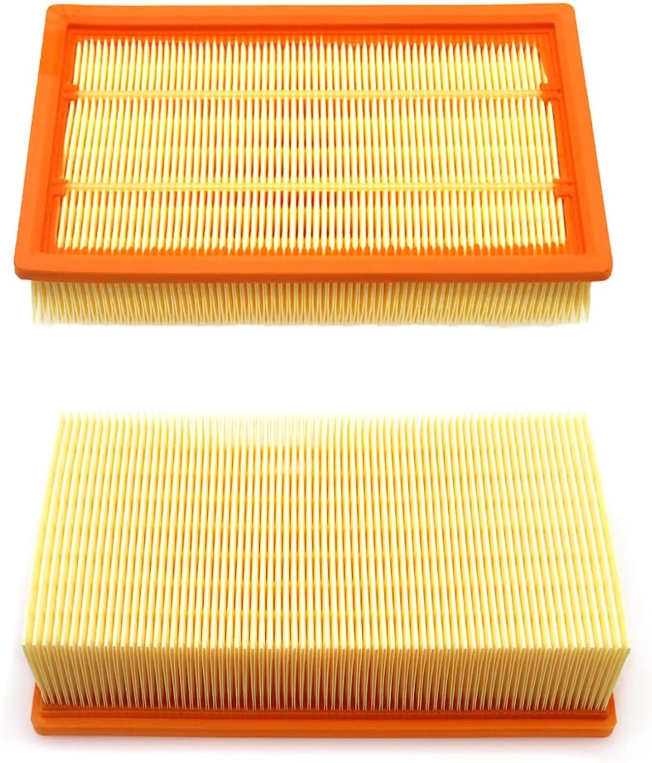 Stofzuiger Platte Geplooide Filters 2 Stuks - Vervangende Onderdelen voor Nat en Droog Stofzuiger - ServiceTopper