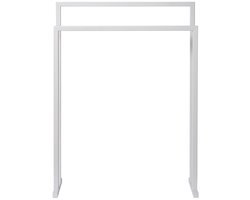 Atmooz - Handdoekenrek Donau - Wit - 60x24x82 cm - Matwit Gepoedercoat Metaal - Industrieel Design voor Badkamer en Dressing