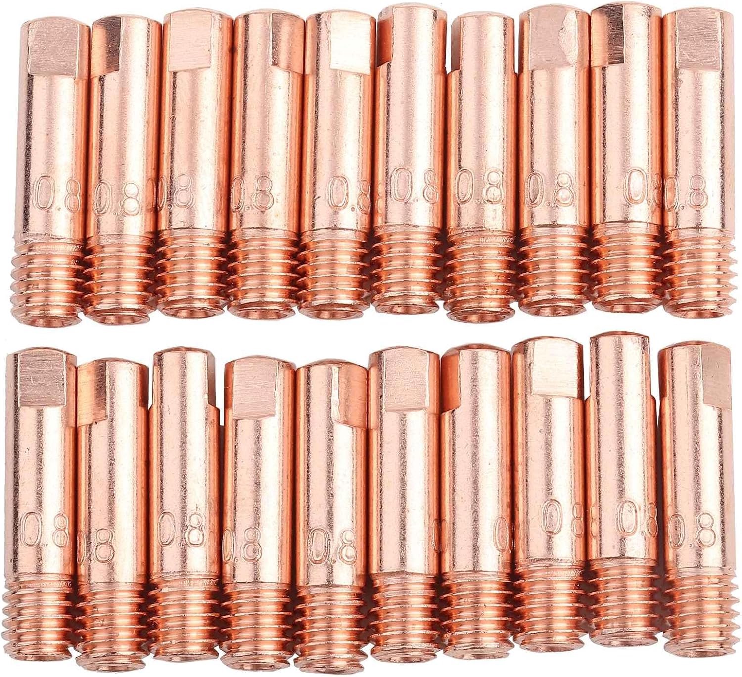 Koperen Contactpunt 0,8/1,0 mm - 24KD - voor MIG/MAG Lastoorts - optimale laskwaliteit - m-winkel
