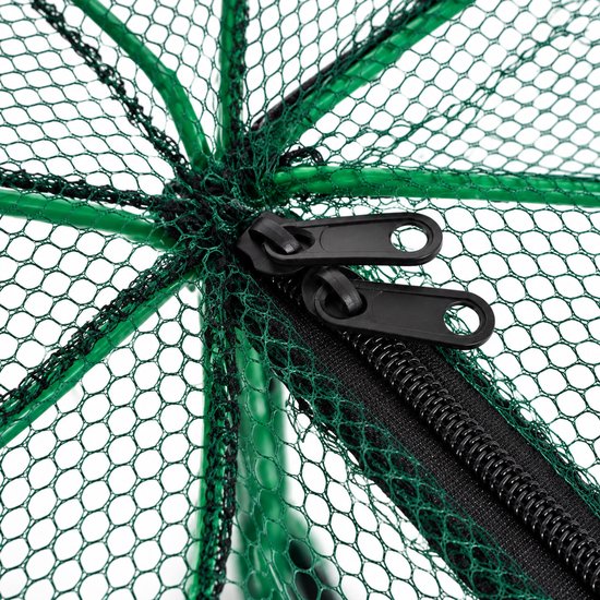 Eurocatch Rivierkreeft- en Krabbenfuik – Opvouwbaar – Ø 70 × 25 cm – Groen — afbeelding 2
