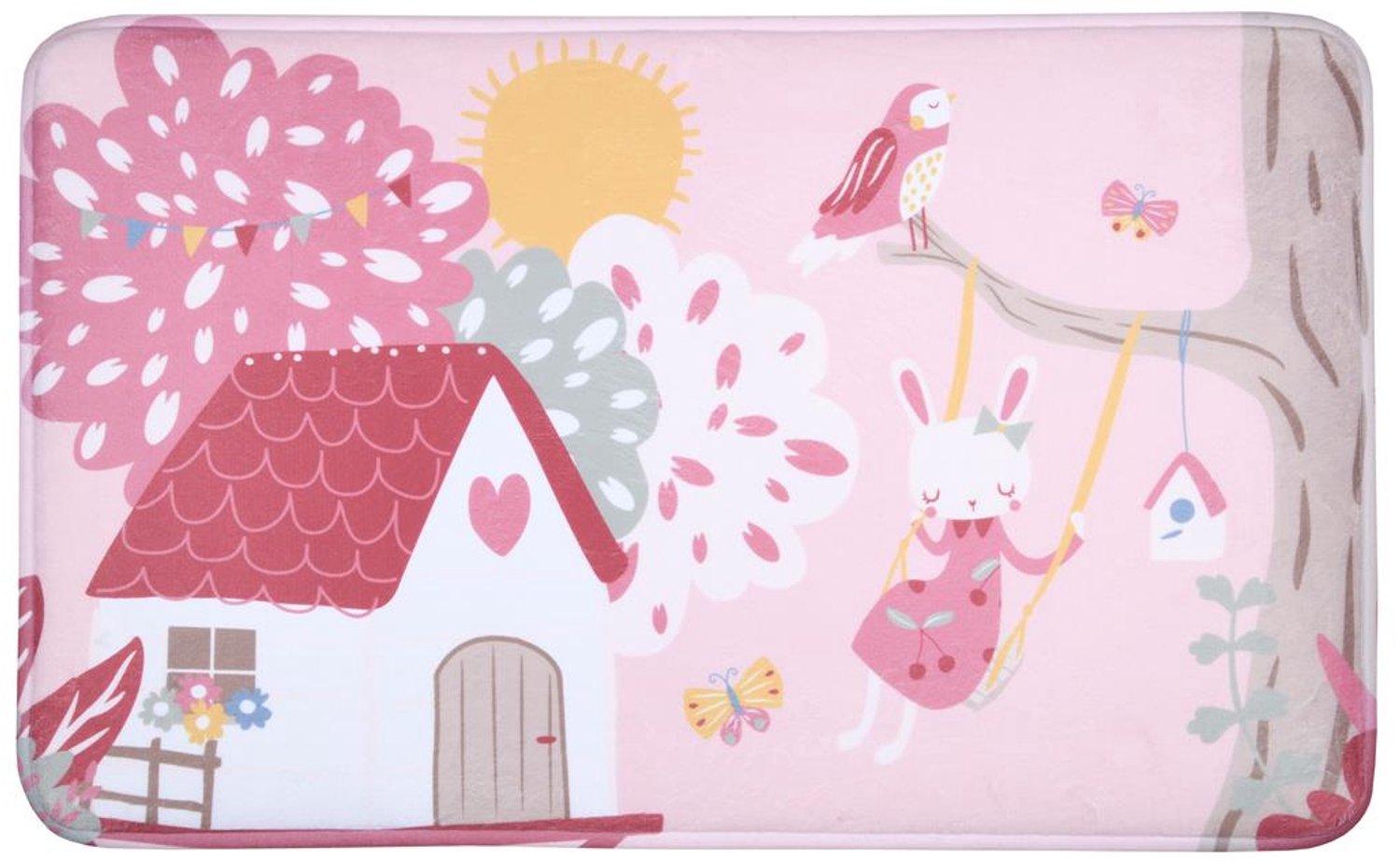 STOF - Kinderkleed MATTY, roze, 45 x 75 cm