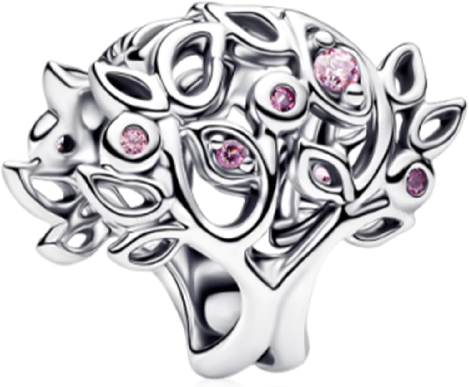 Bedelhanger voor dames - 925 sterling zilver - blad, vlinder, konijn, bloem, hart - geschikt voor armband - ServiceTopper