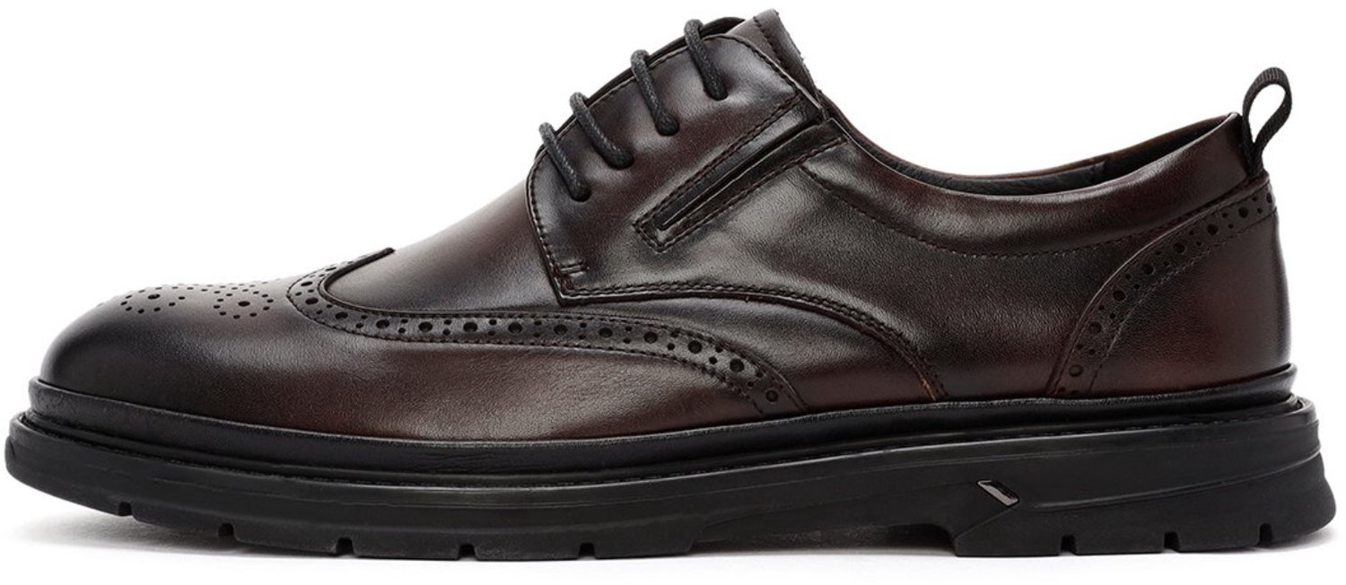 DERIMOD Casual Lace-ups Leather Casual Lace-up Shoes