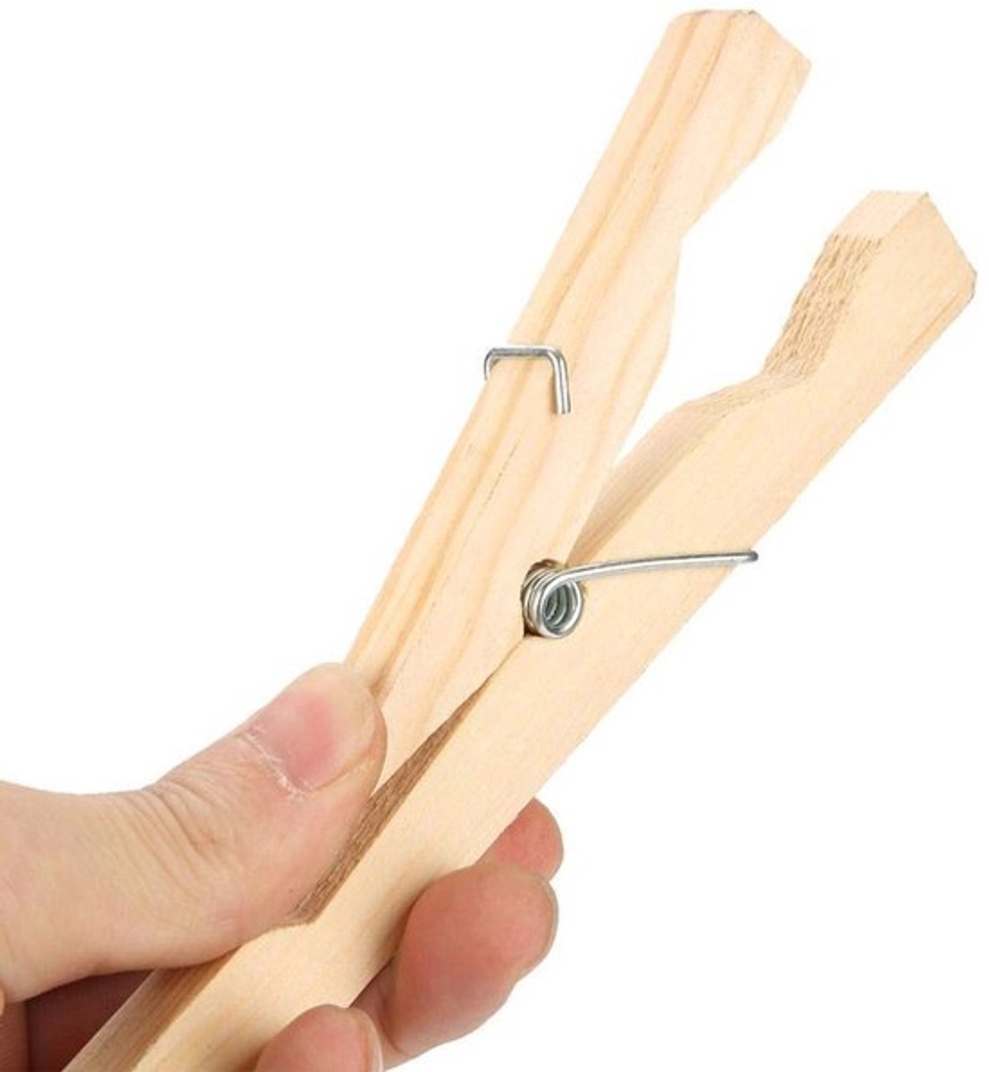 Allecto - Testbuis Houder Clip - Bamboe Set van 10 Stuks - Voor