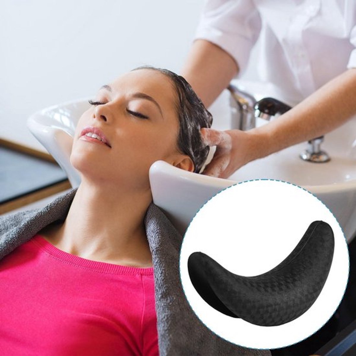 Allecto - Nek Kussen voor Haar Wassen - Professionele Salon Tool