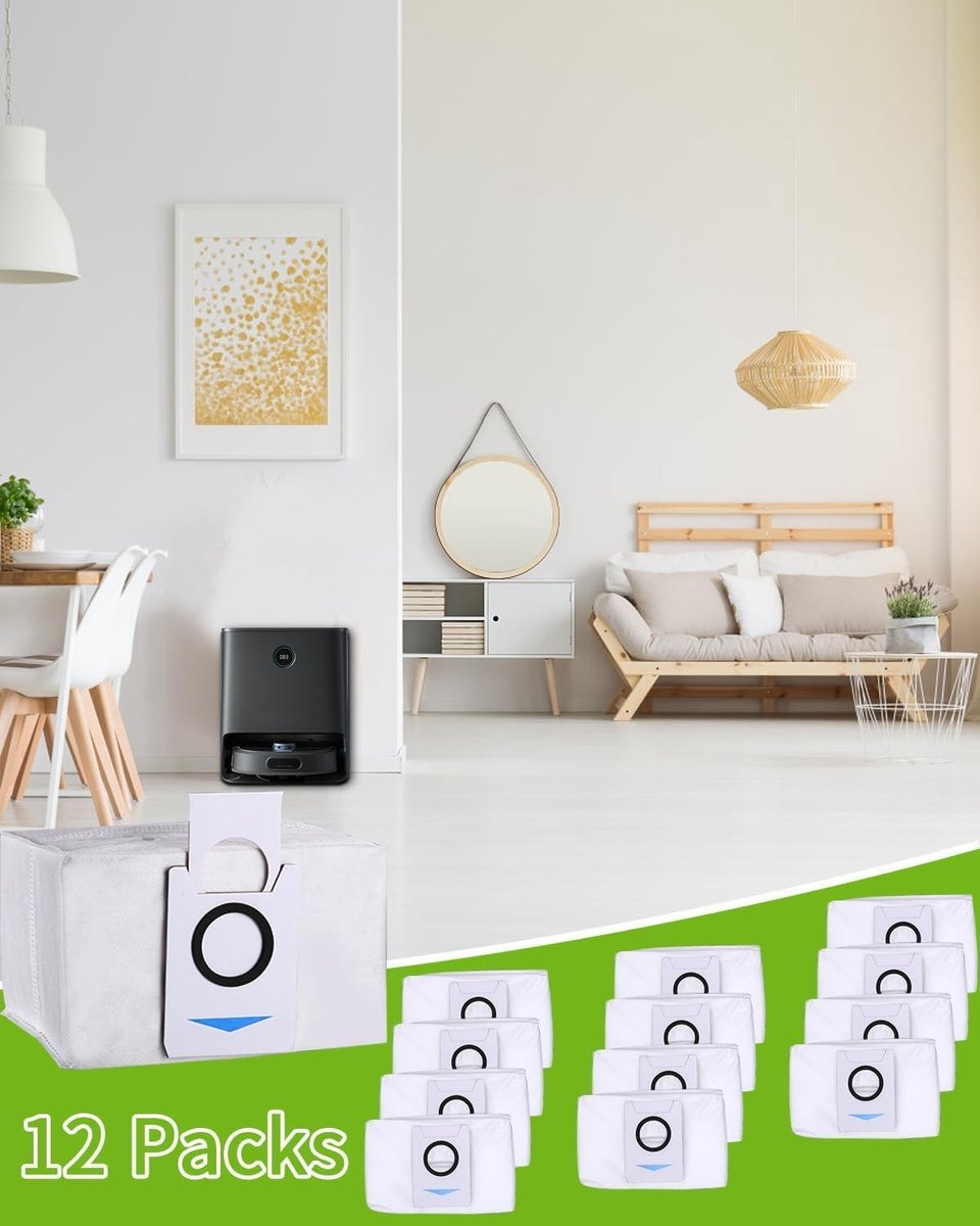 Stofzuigerzakken en Accessoires Geschikt voor Deebot X1 Omni en X1 - Hoogwaardige Vervangingen voor Efficiënte Reiniging
