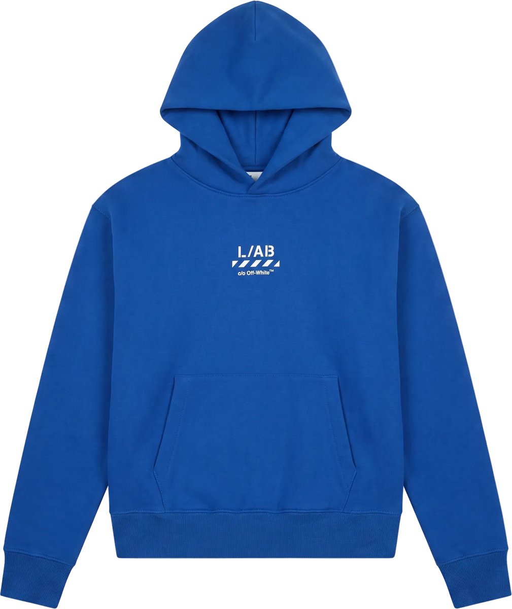 L/AB Off-White hoody jongens Core Diag Cobalt Blue