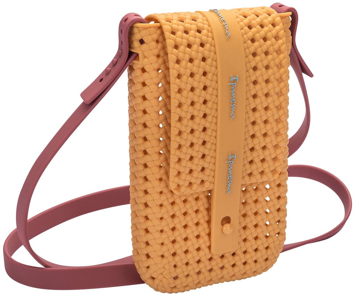 Elzusha - Mini Schoudertas - Ruimte voor mobiele telefoon - Geel/Rood
