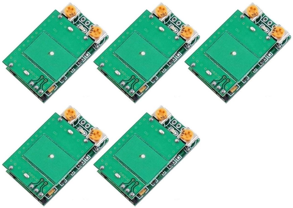 Elzusha - 5 Stuks Microwave Radar Sensor Module 5V