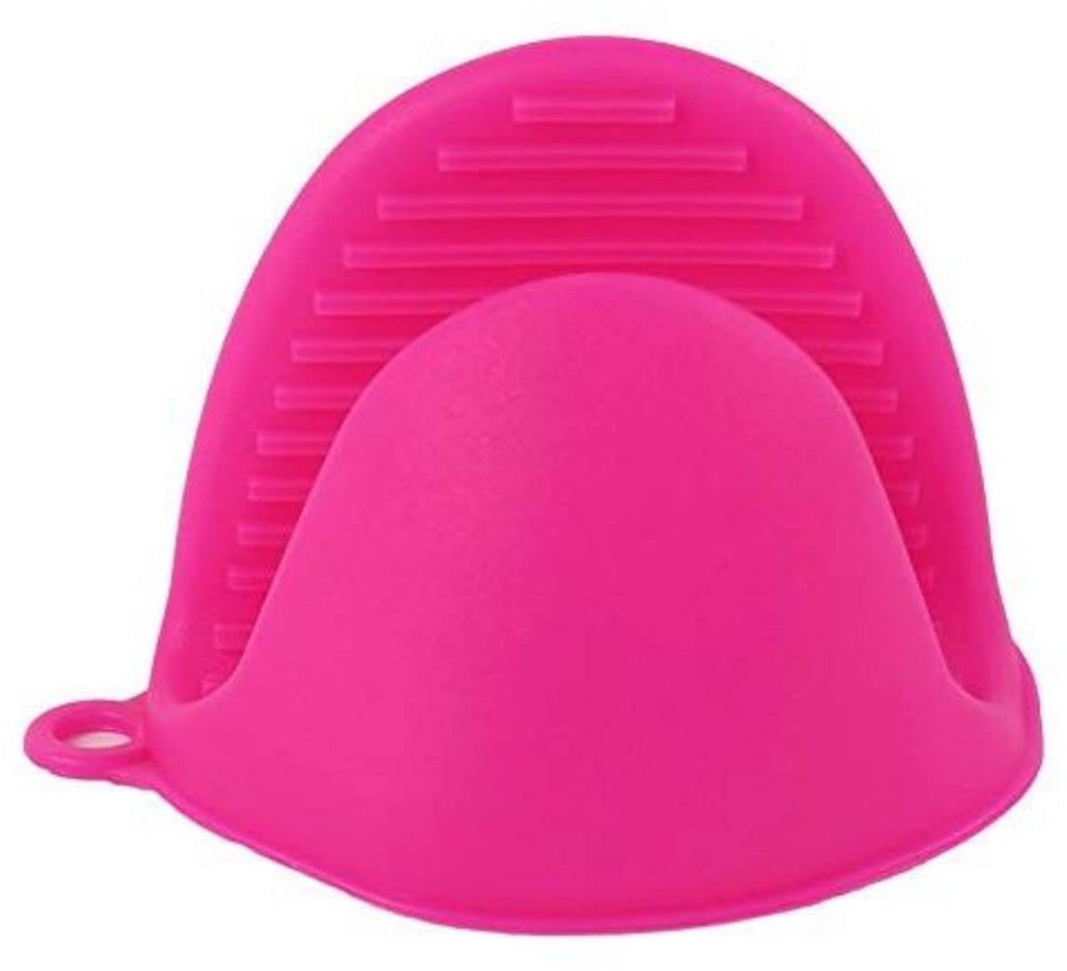 Elzusha - Silicone Handclip voor Koken en Bakken - Roze-Rood, Hoge Temperatuur Weerstand