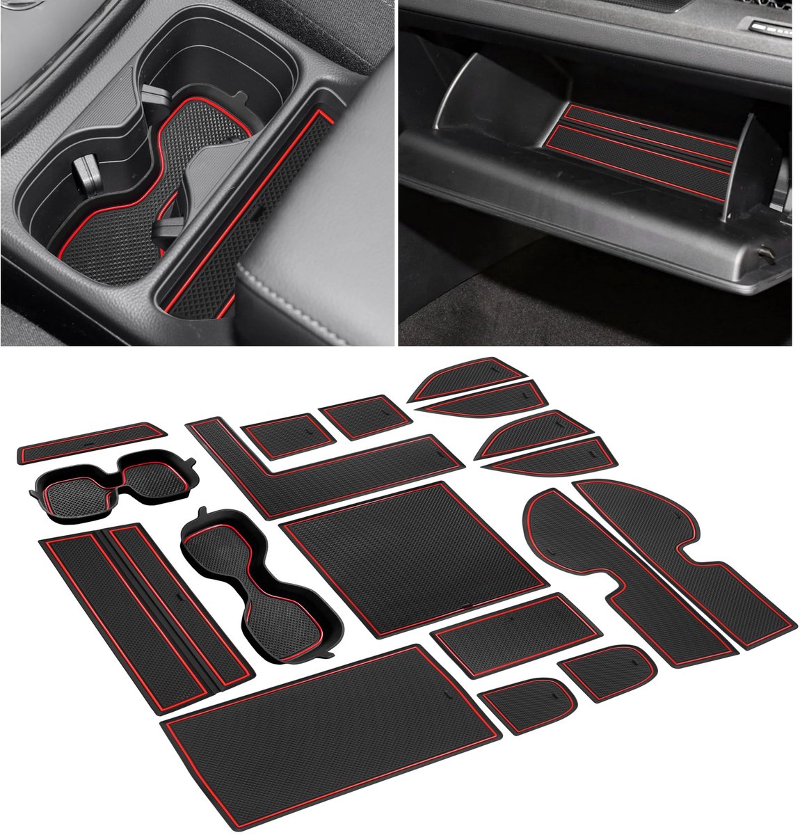 Elzusha - Cup Holder Inserts voor Honda CR-V CRV 2023 2024, 18-delige Set