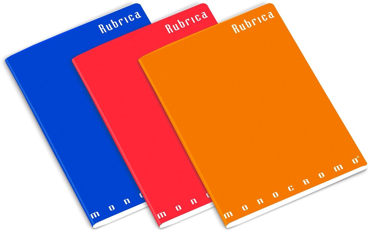 Elzusha - Notepad A5 - Multicolor met zachte hoes - 10 stuks