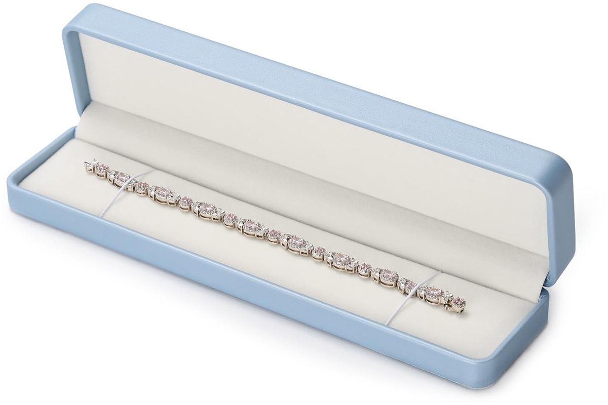 Elzusha - Sieraden Opbergdoos - Lange Kettingen en Armbanden Blauw