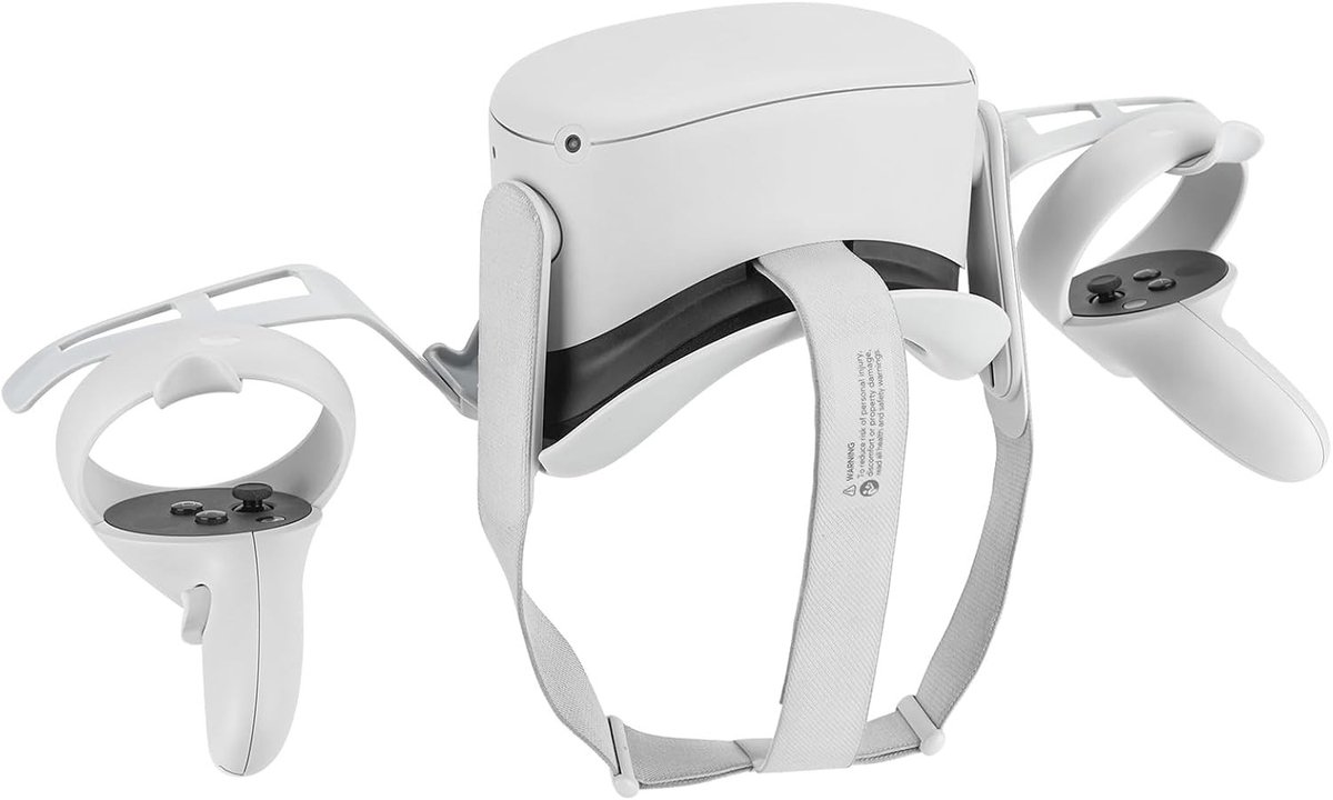 Verstelbare muurbeugel voor VR-headsets en controllers, geschikt voor Oculus Quest 2, Rift S, Pico Neo 3 en 4, ruimtebesparende opslagoplossing