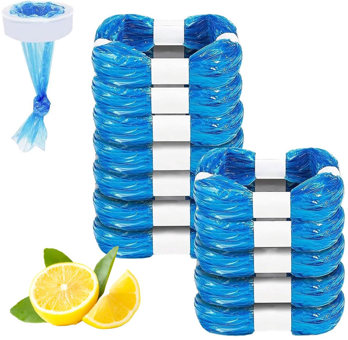 Luieremmer Navulzakken – Set van 12 – 7-Laags Geur- en Lekbestendig – 4,5 Meter per Rol – Blauw