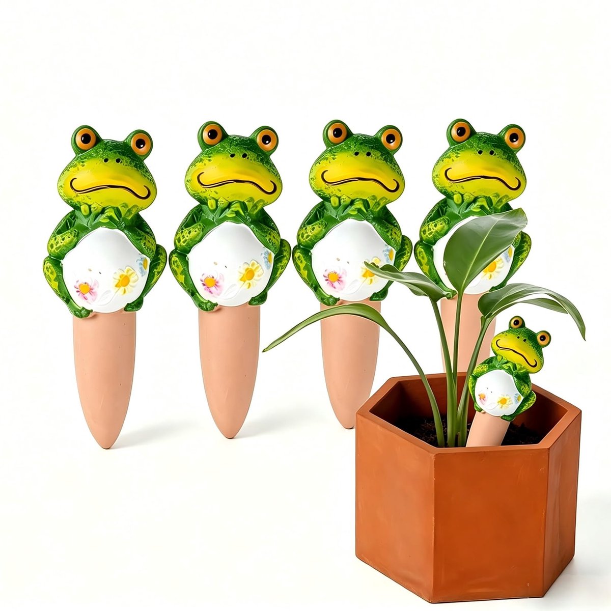 Elzusha - Zelfbewaterende Kleikegels, Set van 4 Irrigatiesystemen