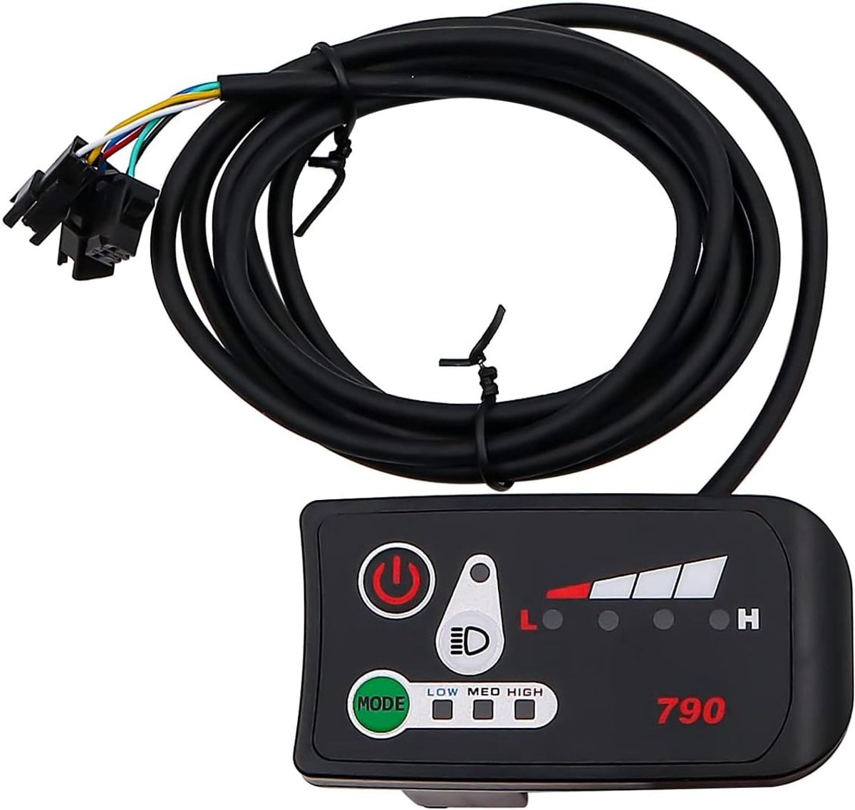Ebike Controller - Zwart - 7,5 x 4 cm - Intelligente Bedieningspaneel voor Elektrische Voertuigen