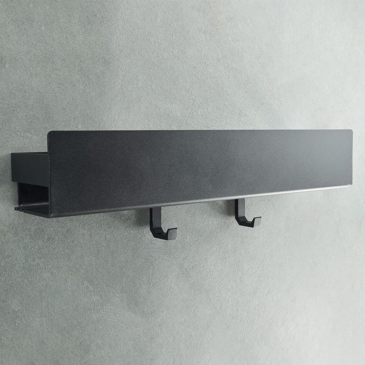 Doucheplank - 42 cm - Zonder Boren - Zwart
