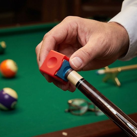Meerkleurige keukrijthouders 6 stuks – biljart krijthouder voor keukrijt – draagbare krijt houders voor biljart snooker 8 ball en 9 ball – opberg houder voor biljartkrijt — afbeelding 5