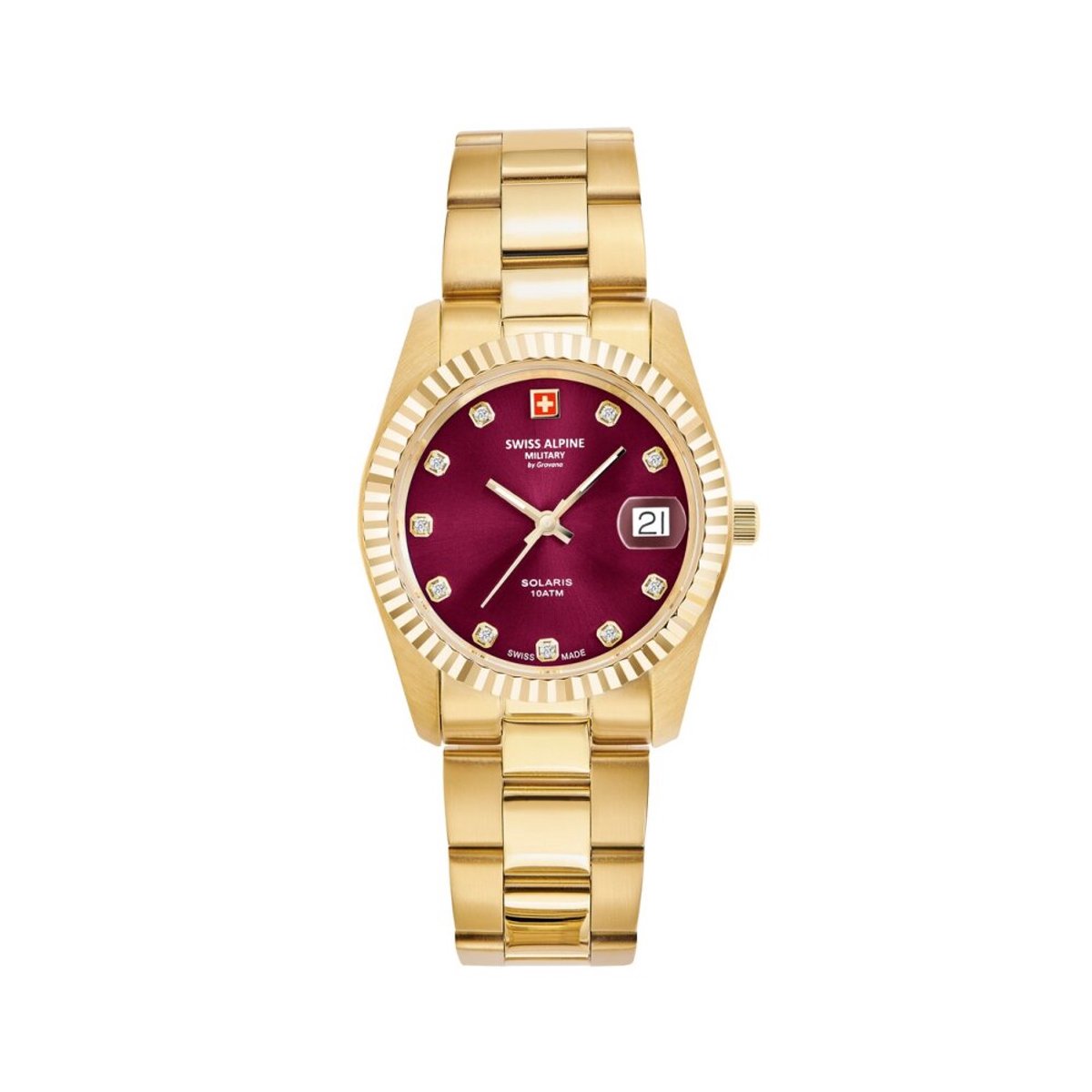 Swiss Alpine Military - 7716.1116 - Polshorloge - Dames - Kwarts - Solaris