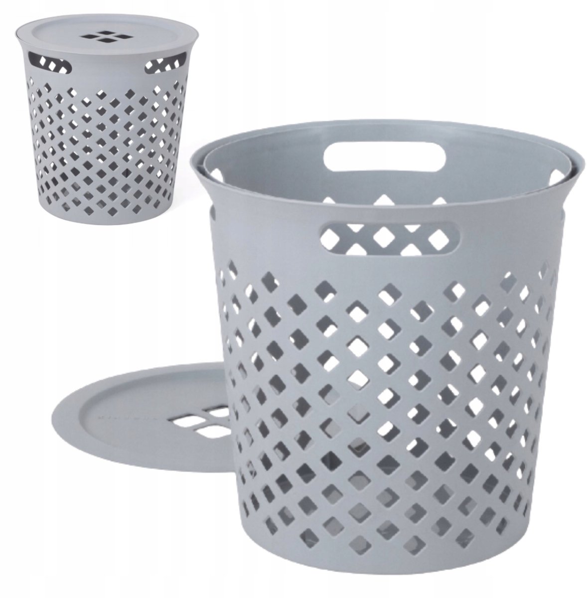 Phoenix Wasmand 32L met Deksel - Stijlvol & Praktisch (40x40x38 cm)