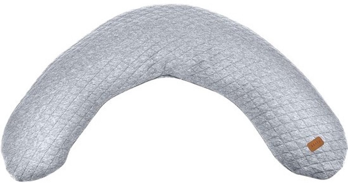 Zwangerschapskussen Borstvoedingskussen - Voedingskussen Multipurpose - Ontspannen Slapen Voeden - Grote Afmetingen 170cm - 1 Stuk - Grijs