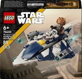 LEGO Star Wars Plo Koons Jedi Starfighter Microfighter Bouwbaar Speelgoed voor Kinderen 75400