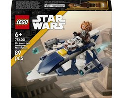 LEGO Star Wars Plo Koons Jedi Starfighter Microfighter Bouwbaar Speelgoed voor Kinderen 75400