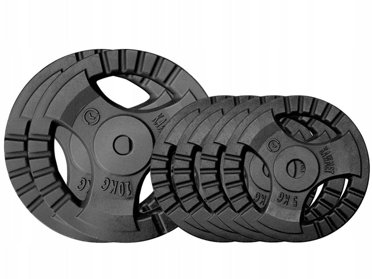 40 kg gietijzeren halterschijven set 30,5 mm Tri-Grip
