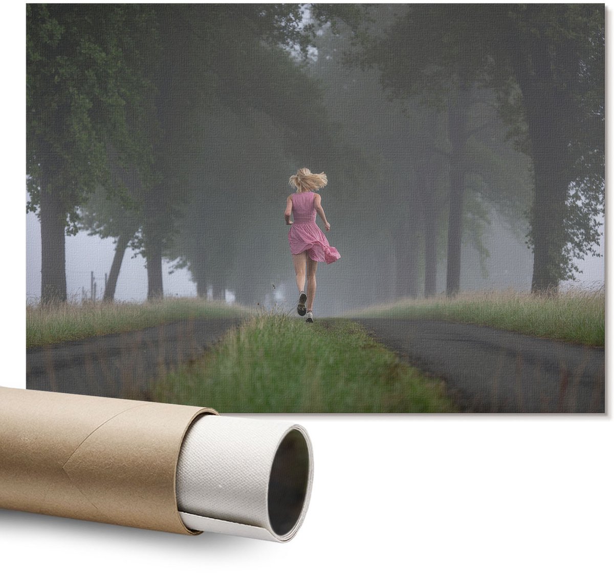 Coloray Polycanvas Wandposter - Moderne Jezus, Schilderen - A1 - Geel Decoratie - Rechthoek - Interieurdecoratie - Kantoor - Humoristisch